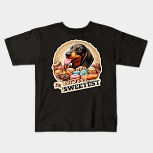 Confectioner Dachshund Kids T-Shirt